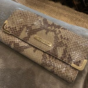 Michael Kota snake skin wallet